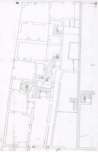 Plan du rez-de-chaussée, 20e siècle.