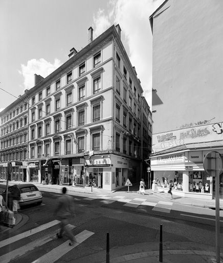 Vue générale des façades.
