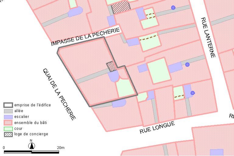 Plan-masse, d'après le système urbain de référence, version 1999.