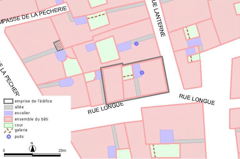 Plan-masse, d'après le système urbain de référence, version 1999.