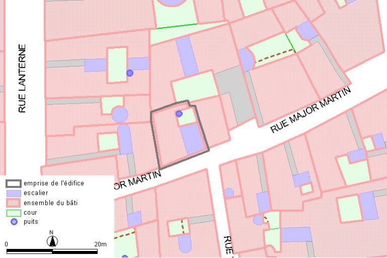 Plan-masse, d'après le système urbain de référence, version 1999.