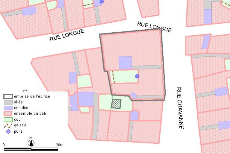 Plan-masse, d'après le système urbain de référence, version 1999.