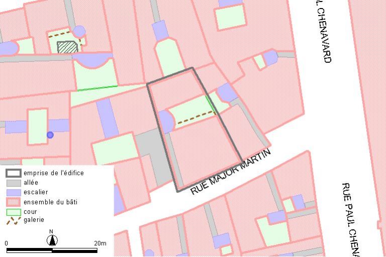 Plan-masse, d'après le système urbain de référence, version 1999.