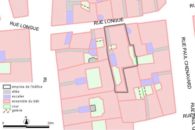 Plan-masse, d'après le système urbain de référence, version 1999.