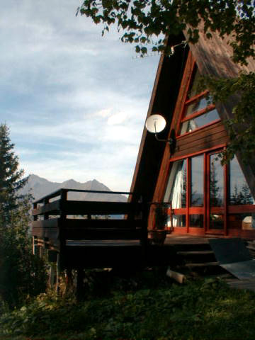 Chalet n° 7. Façade sud.