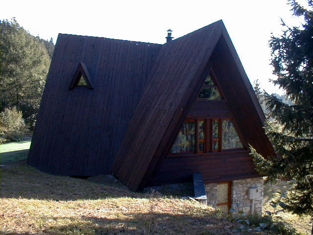 Chalet n° 17. Elévation nord-ouest.