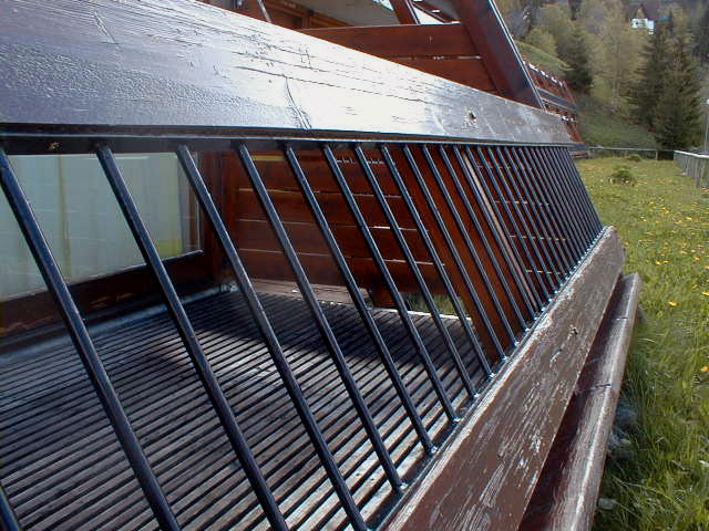 Détail des terrasses.