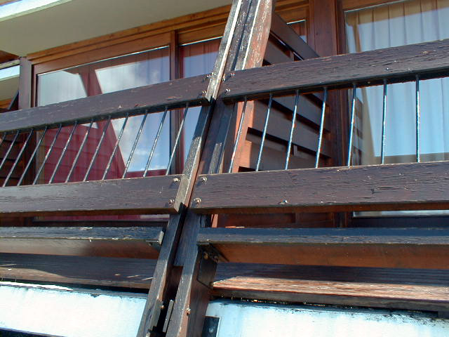 Détail des terrasses.