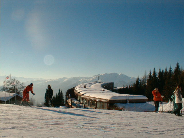 Façade nord-est : pignon amont.