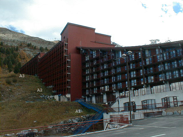 Vue d'ensemble depuis le nord.