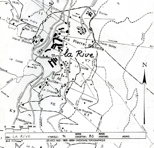Plan de situation d'après le plan cadastral, tableau d'assemblage.