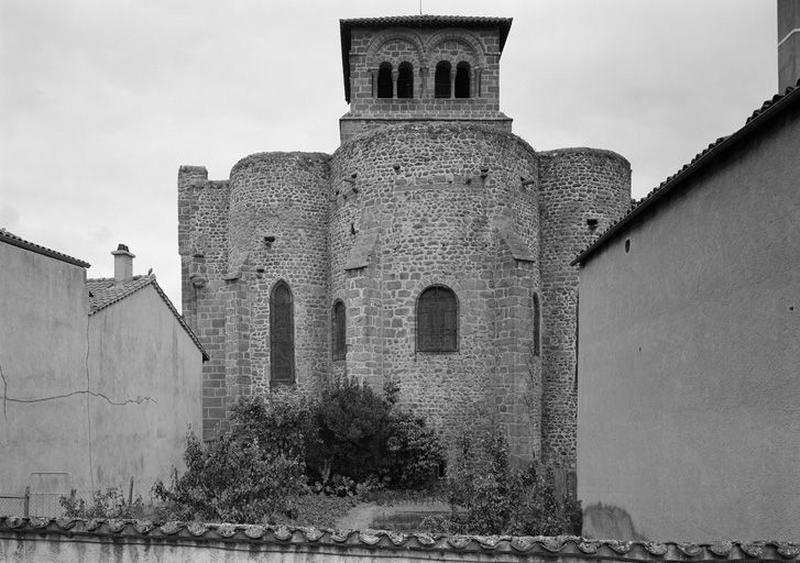 Vue d'ensemble du chevet.