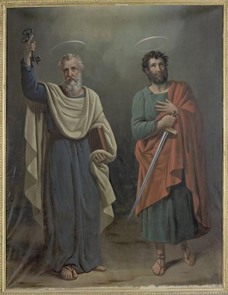 Tableau : saint Pierre et saint Paul