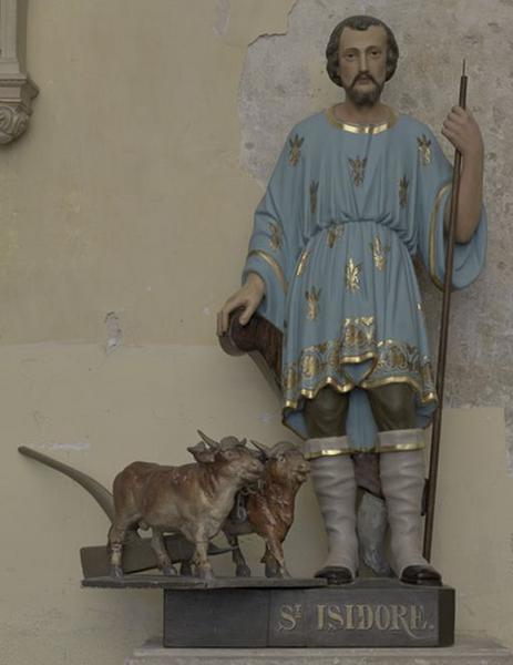 Statue : saint Isidore