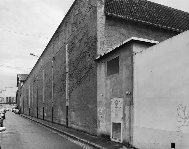 Façade est rue du docteur Horand : évacuation des eaux pluviales