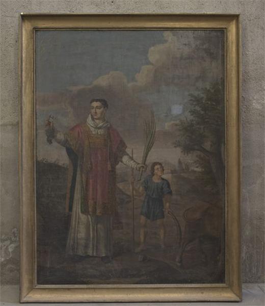 Tableau : saint Vincent et saint Isidore