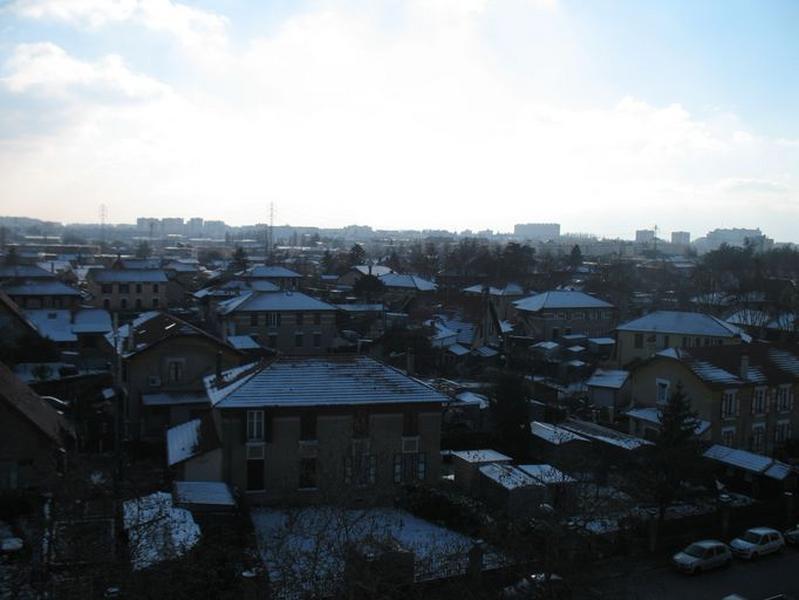 Vue d'ensemble nord de la cité (vue du toit de l'usine)