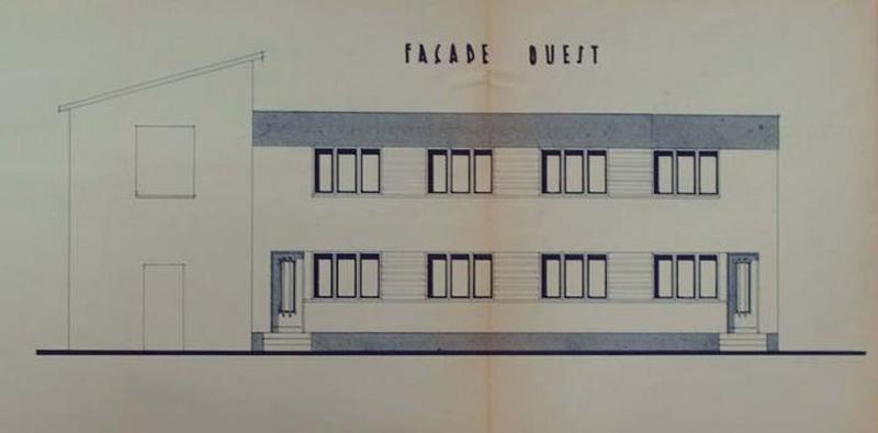 plan façade ouest
