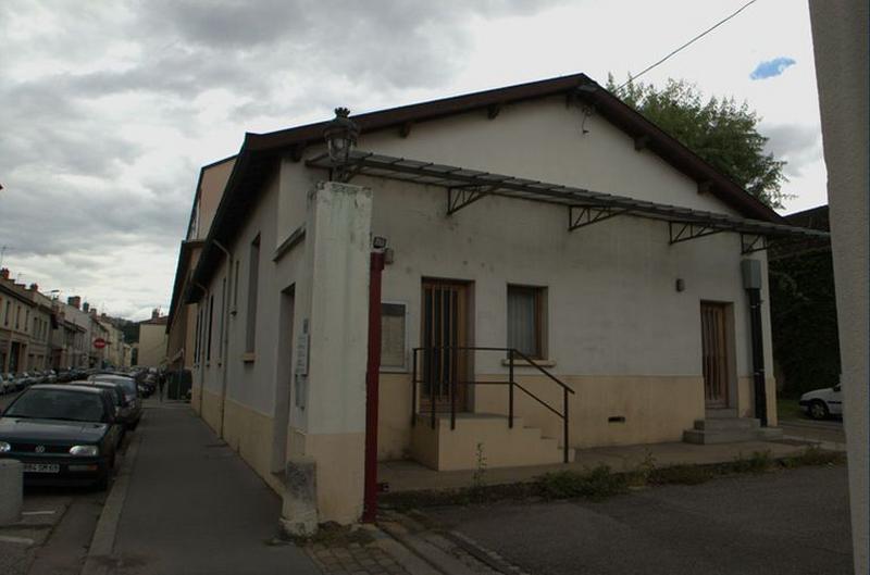 Pavillon d'entrée avec verrière, vue nord-ouest