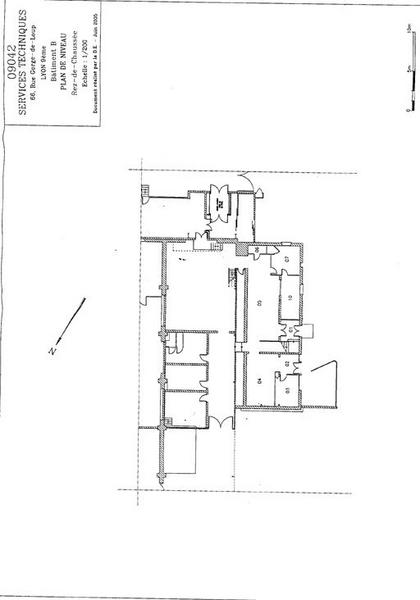 Bâtiment correspondant à l'entrée du 66 rue Gorge-de-Loup