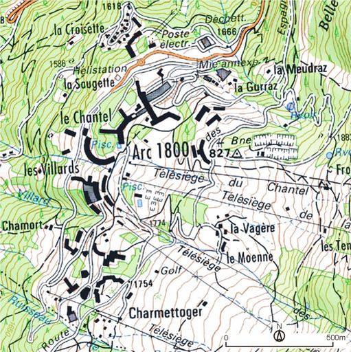 Station de sports d'hiver Arc 1800 : Charvet - Villards - Charmettoger