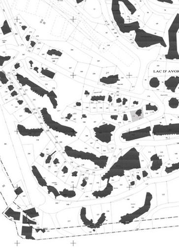 Plan masse. Extrait du plan cadastral