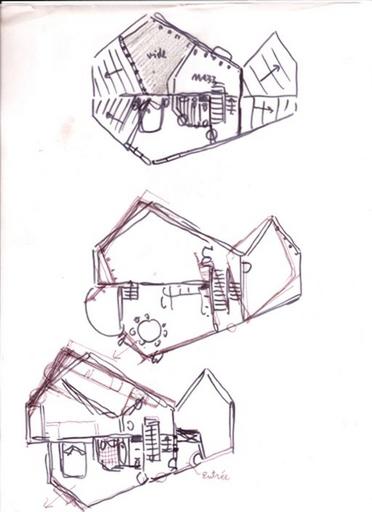 Second Projet / J. Labro, 1987. Plans, esquisses