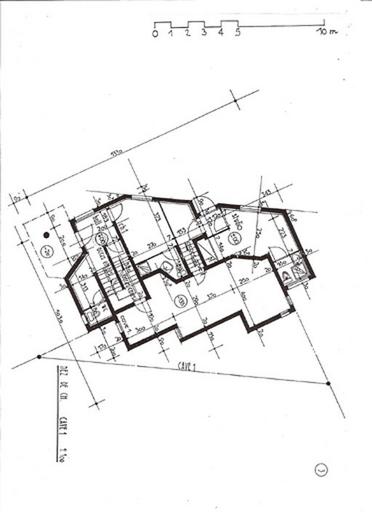 Second projet / J. Labro, 1987. Plan du rez-de-chaussée