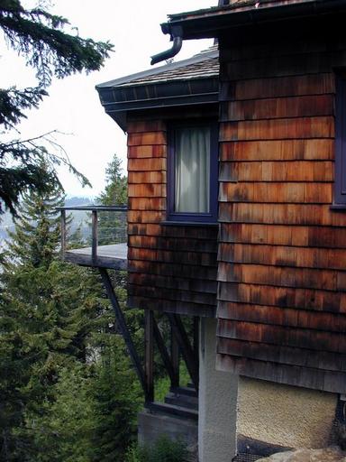 Détail du balcon depuis le sud