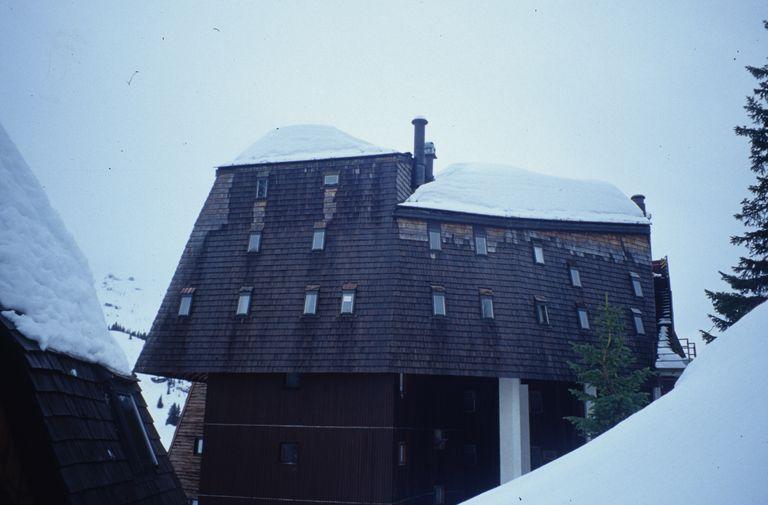 Façade nord, à l'amont