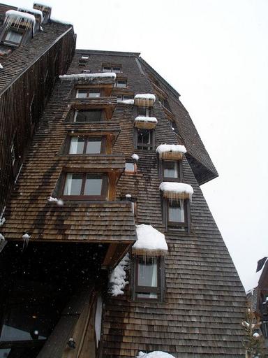 Détail des baies de la façade sud