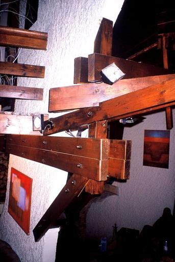 Intérieur de l'hôtel. L'escalier