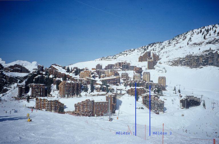 Vue d'ensemble de la station avec situation de la résidence