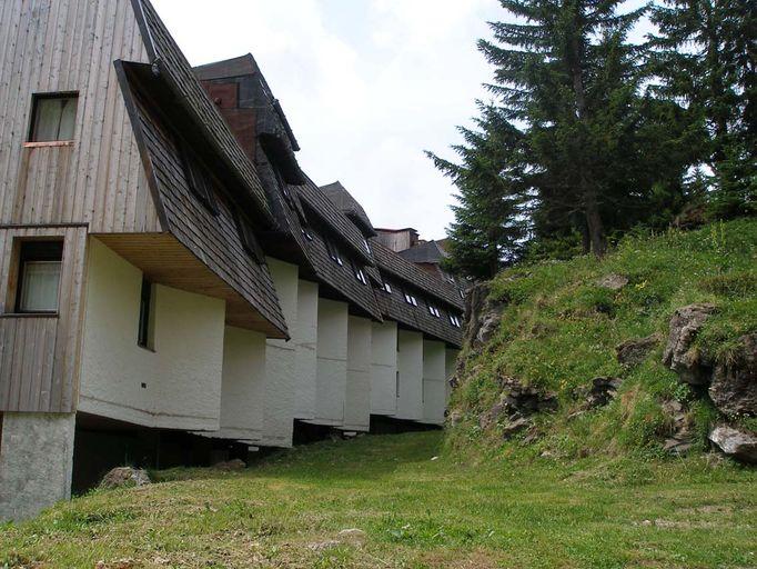 Le Mélèze 2. Façade amont, au nord