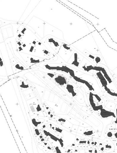 Plan masse. Extrait du plan cadastral