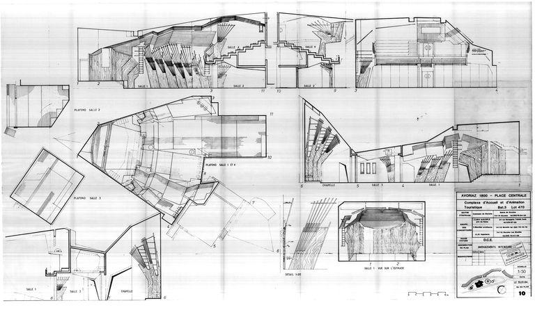 Projet de janvier 1984. Aménagements intérieurs / J. Labro, C. Marullaz, J.L.B. ingenierie, 30 janvier 1984 (AC Morzine)