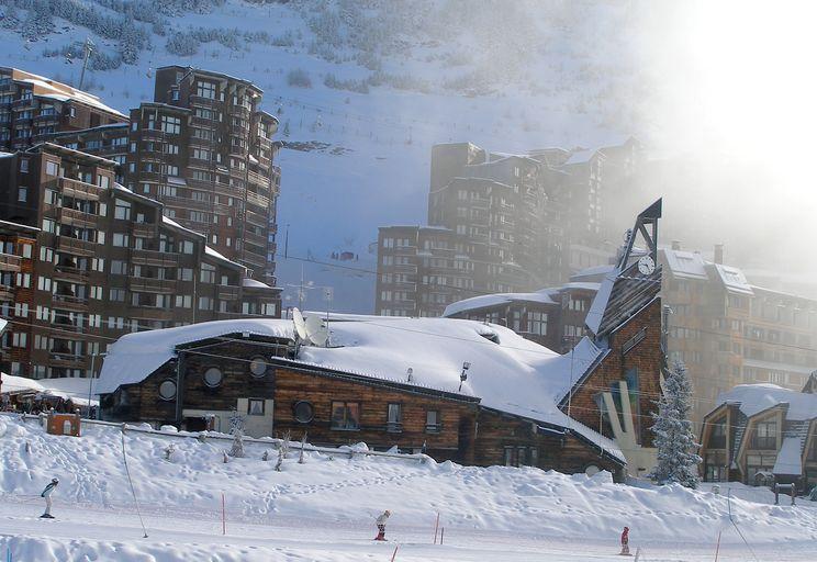 Vue rapprochée en hiver