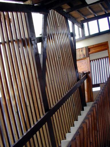 Un garde-corps d'escalier