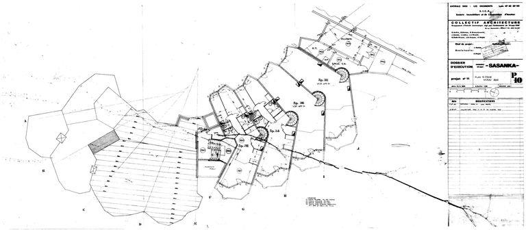 Dossier d'exécution / Collectif Architecture, 15 juin 1969. Plan du 10e étage (AC Morzine)