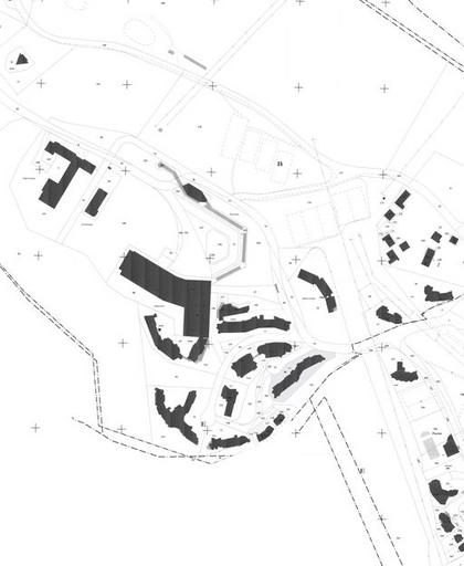 Plan masse. Extrait du plan cadastral