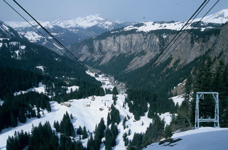 Vue générale depuis la gare supérieure