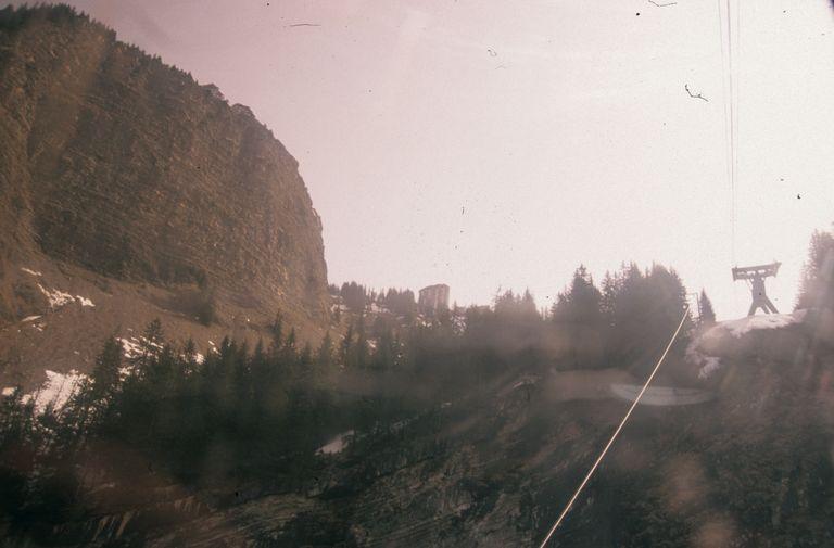 Vue d'ensemble vers la gare supérieure