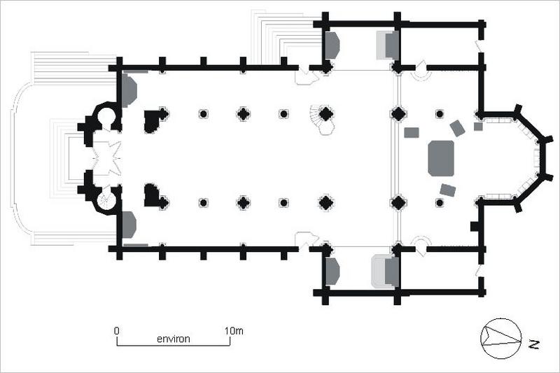 Plan de l'église Saint-Pierre