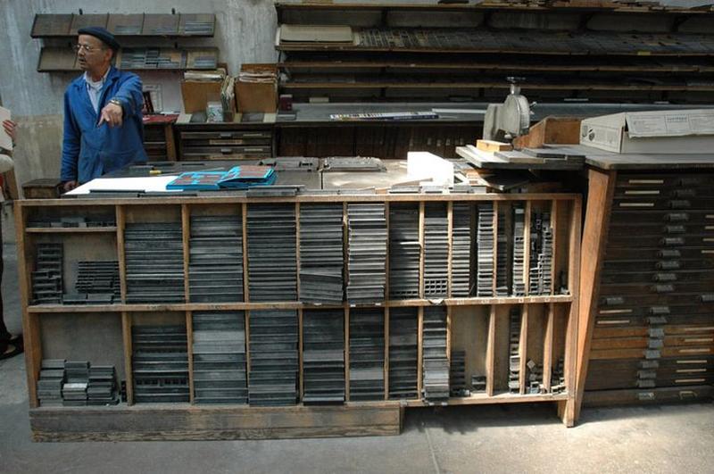 Meubles de rangement des lingots.