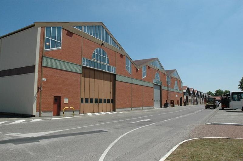 Entrepôt de stockage, bâtiment n° 42, vue nord