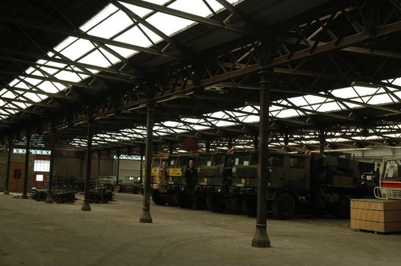 Vue intérieure de la halle (bâtiment 43)