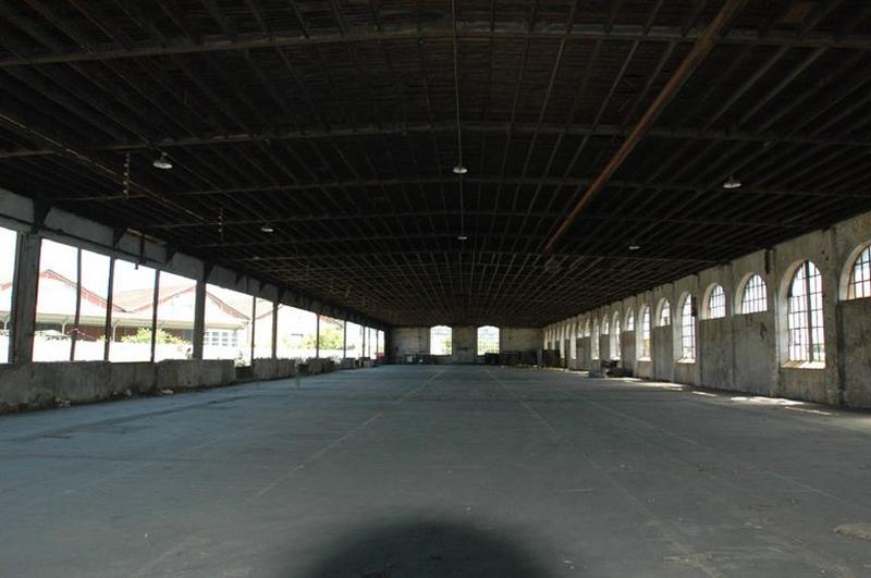 Vue intérieure de la grande halle