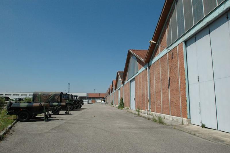 Vue sud des entrepôts n° 15