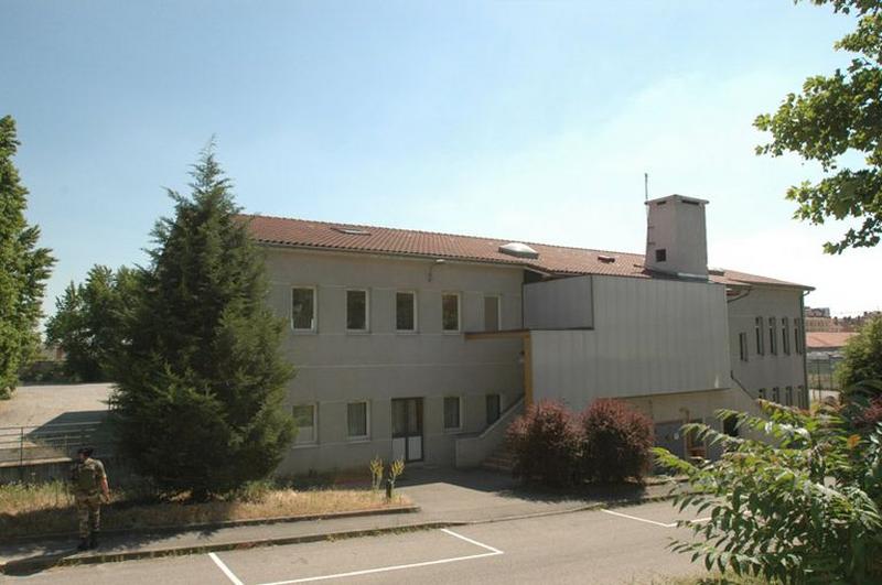 Vue sud du bâtiment n° 5, mess