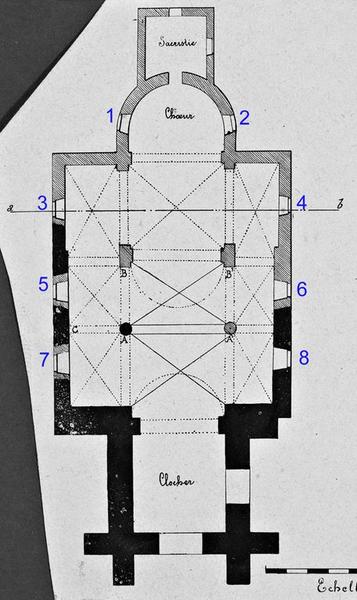 Plan de localisation des verrières.